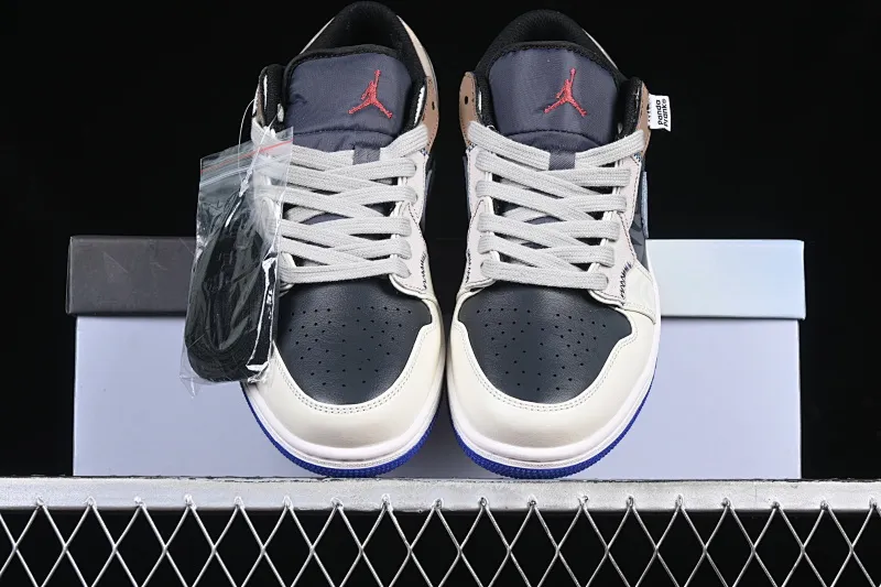 All categories Air Jordan Jordan series basketball shoes Air Jordan 1 Low Air Jordan 1 Low AJ1 Joe 1 Panda Prank Flying Skyline Burning Black Brown Blue Low-top Retro Basketball Shoes 553558-154